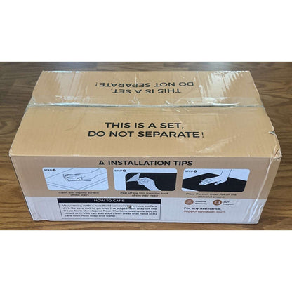 Soft Stair Treads Non-Slip for Wooden Steps, 10pcs 28"x9" Reusable & No Residue