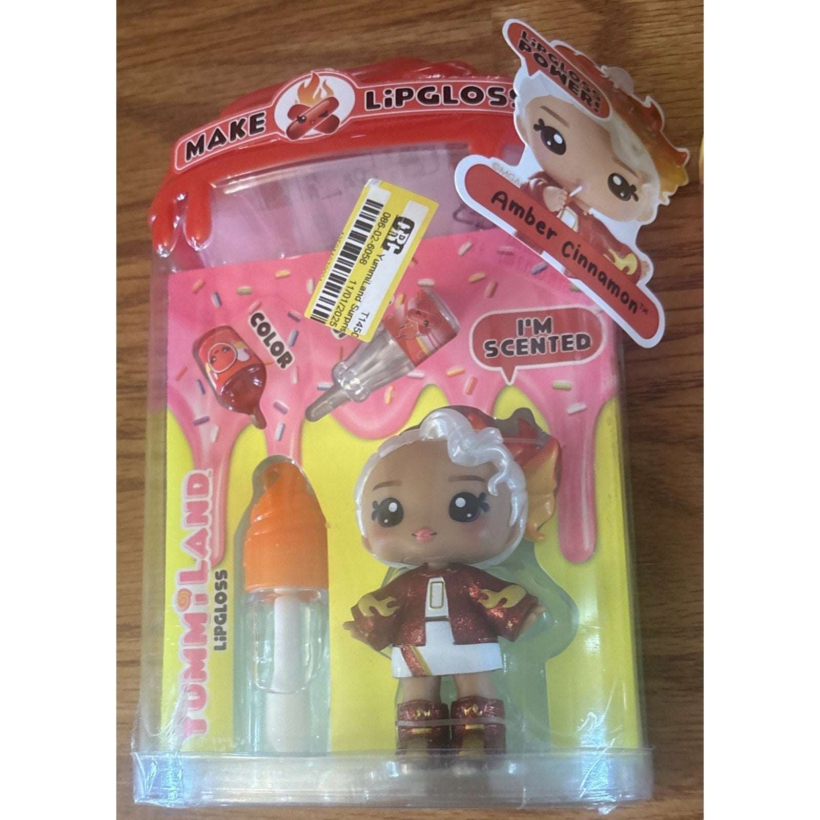 Lot Of 2 YummiLand Doll with DIY Lip Gloss Kit Amber Cinnamon & Nia Candy Fluff