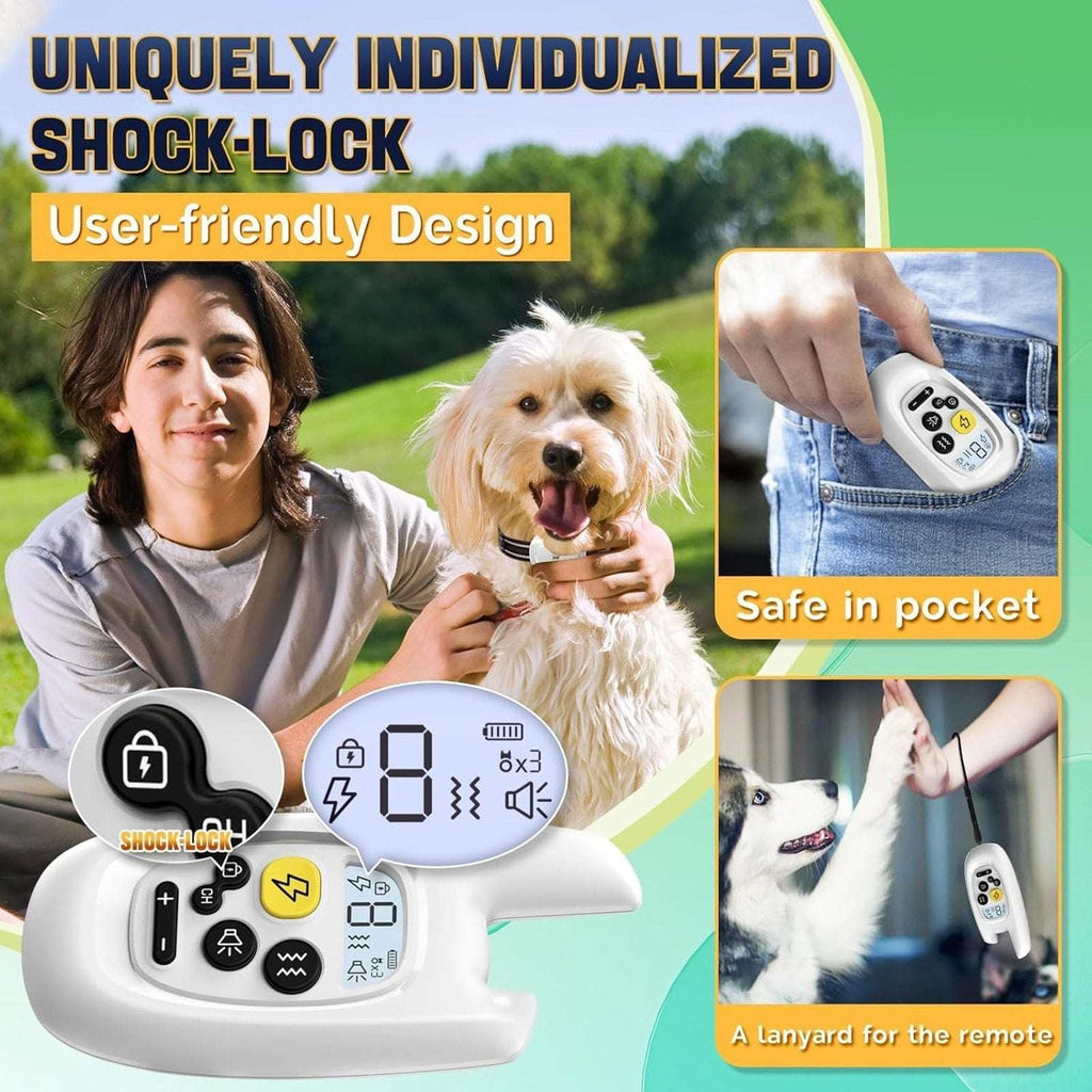 Upgraded Dog Training Collar with Remote - Beep, Vibration & Shock S, M & L Dogs