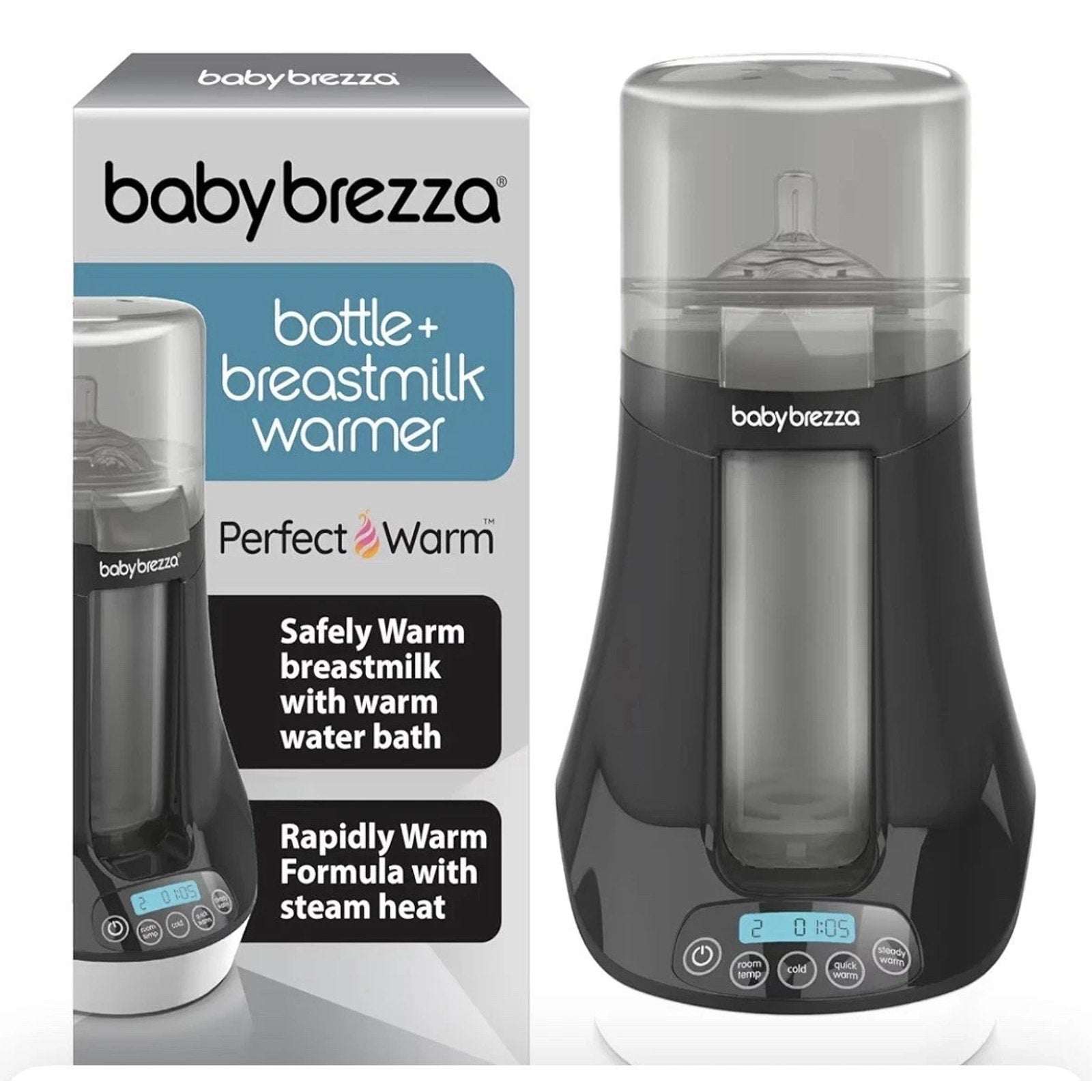 Baby Brezza Bottle/Formula & Breast Milk Warmer Electric Fast & Precise w Memory