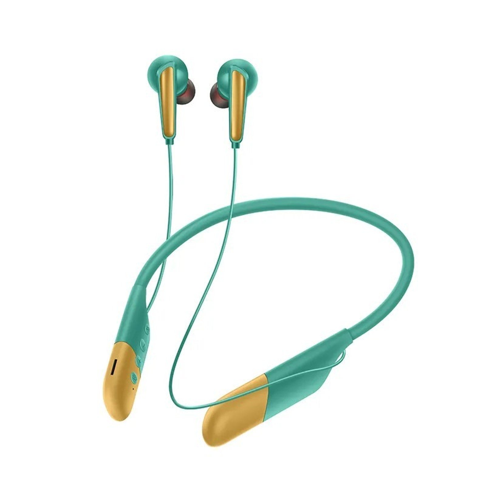 Bluetooth Headphones Neckband, Retractable Headset Wireless Sports Earbuds Noise