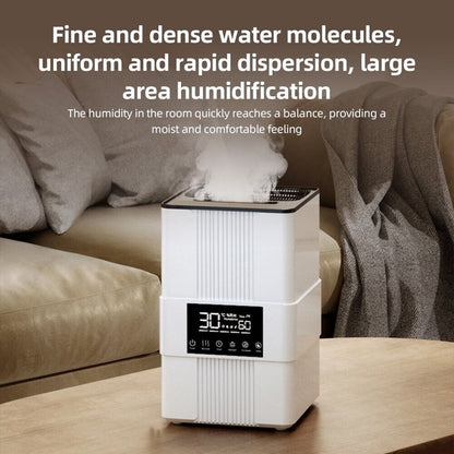 Flame Humidifier Top Fill Remote Control Large 3.5L LED Cool Mist Aroma Diffuser