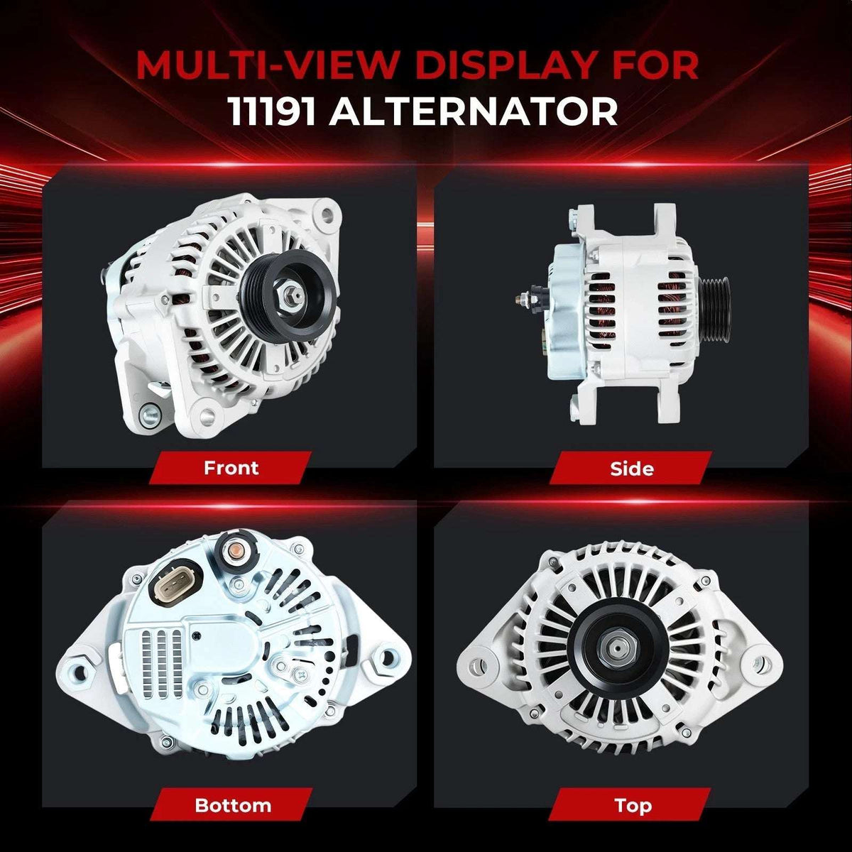 Alternator For Hyundai Azera Sonata Kia Sedona Sorento Borrego 3.8L 37300-3C120