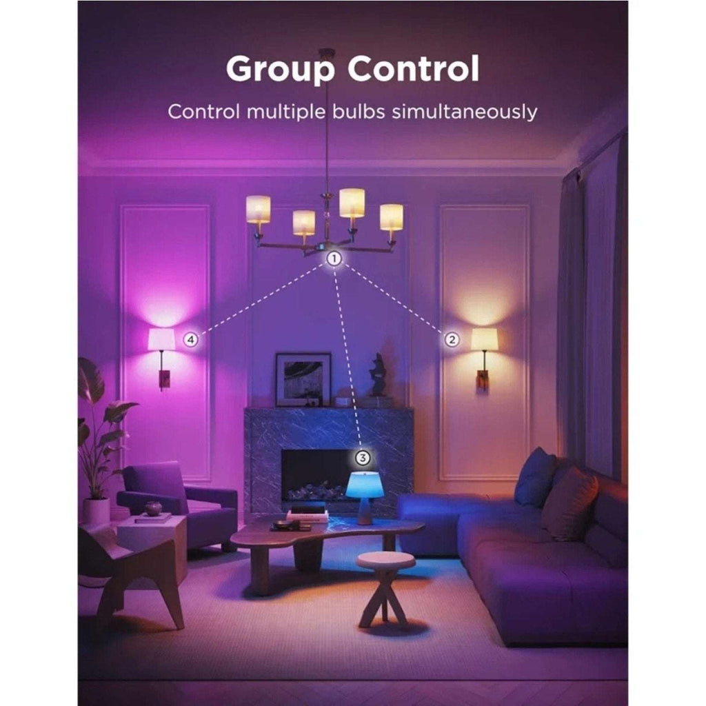 Govee E12 4 Pack Led Smart Bulbs H600B WiFi Candelabra Alexa/Google/Matter RGBWW