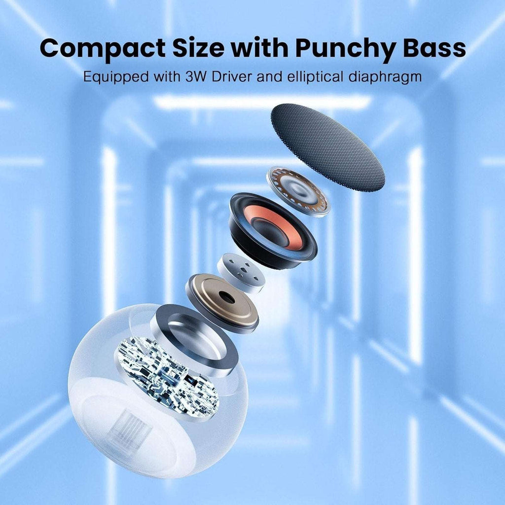Dotn Hi-Fi Super Bass Mini Waterproof Portable Bluetooth Speaker Reachargeable