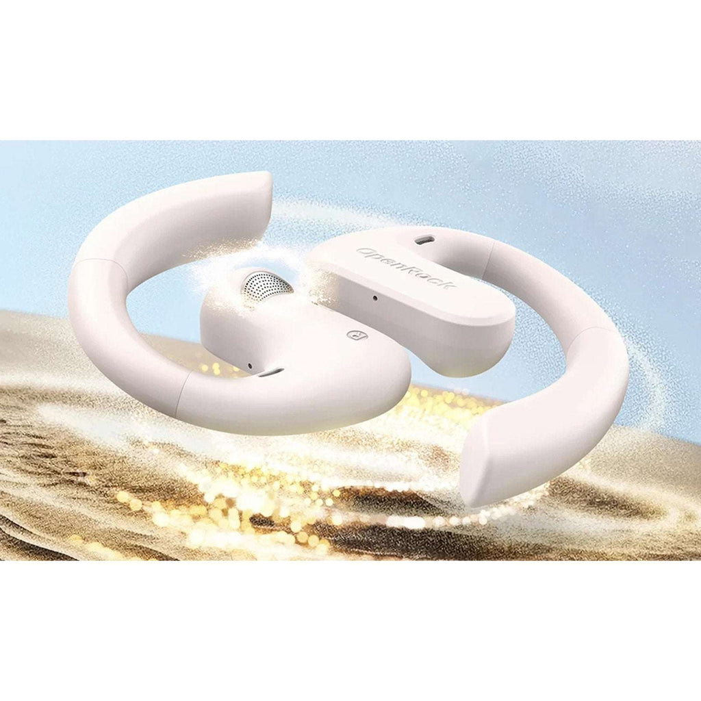 OpenRock S Open-Ear Air Conduction Earbuds Bluetooth 5.3 Wireless Over-Ear Cream