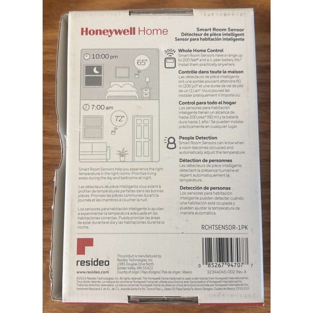 HONEYWELL HOME RCHTSENSOR SMART ROOM SENSOR FOR T9 / T10 PRO SMART THERMOSTAT