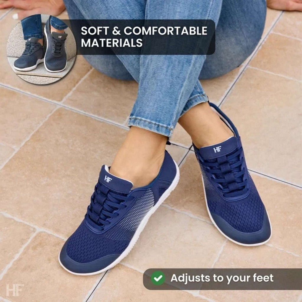 Hike Footwear HF Stride Blue Barefoot Sneakers Unisex Size EU42 W11-11.5 M9-9.5