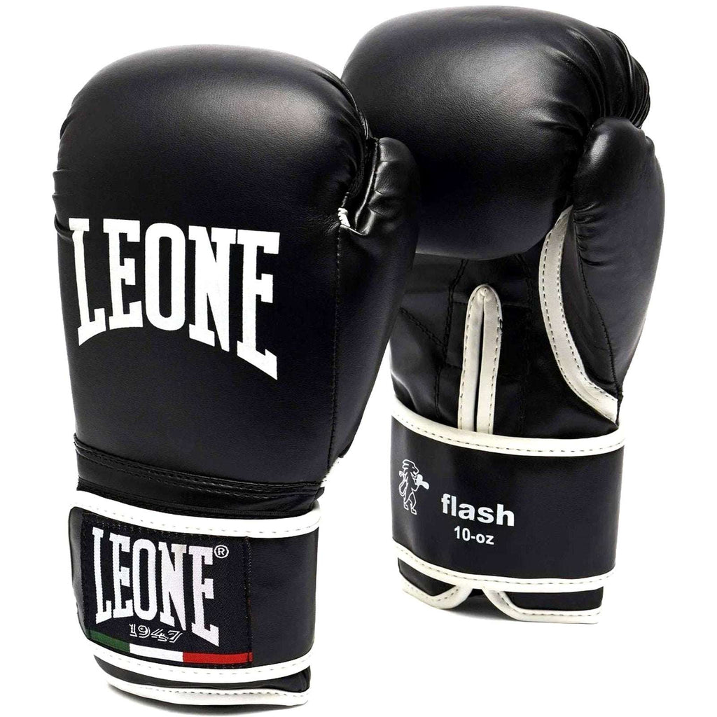 LEONE 1947 10oz Flash Training/Bag Gloves for Bag Work Fitness MMA GN083 Black