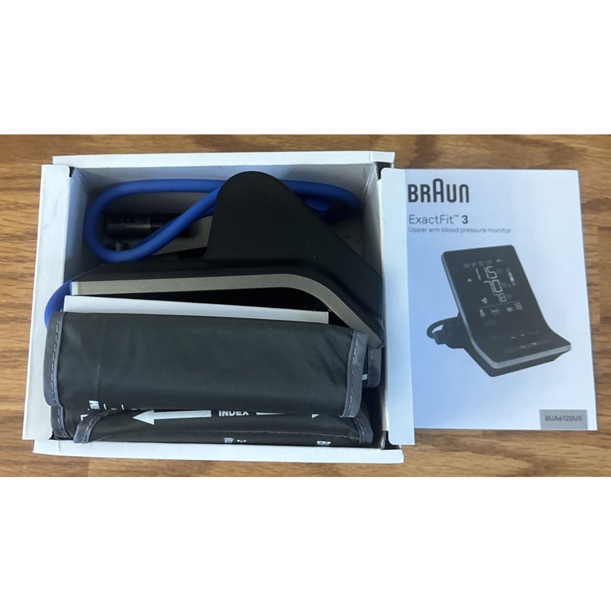 Braun ExactFit 3 Blood Pressure Monitor Large Display 2 Cuffs 80 Memory Slots