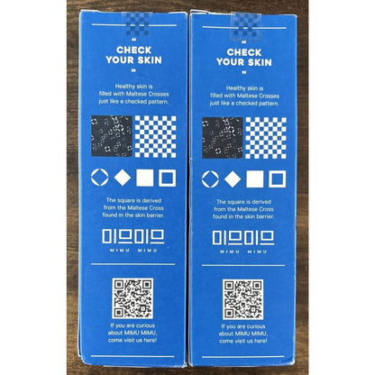 2Pk MIMU MIMU Cooling Calming Toner 10x HA Moisturizes Tighten Pores Sensitive