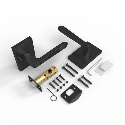 MEGA Handles SERRANO Collection Passage Door Lever Matte Black