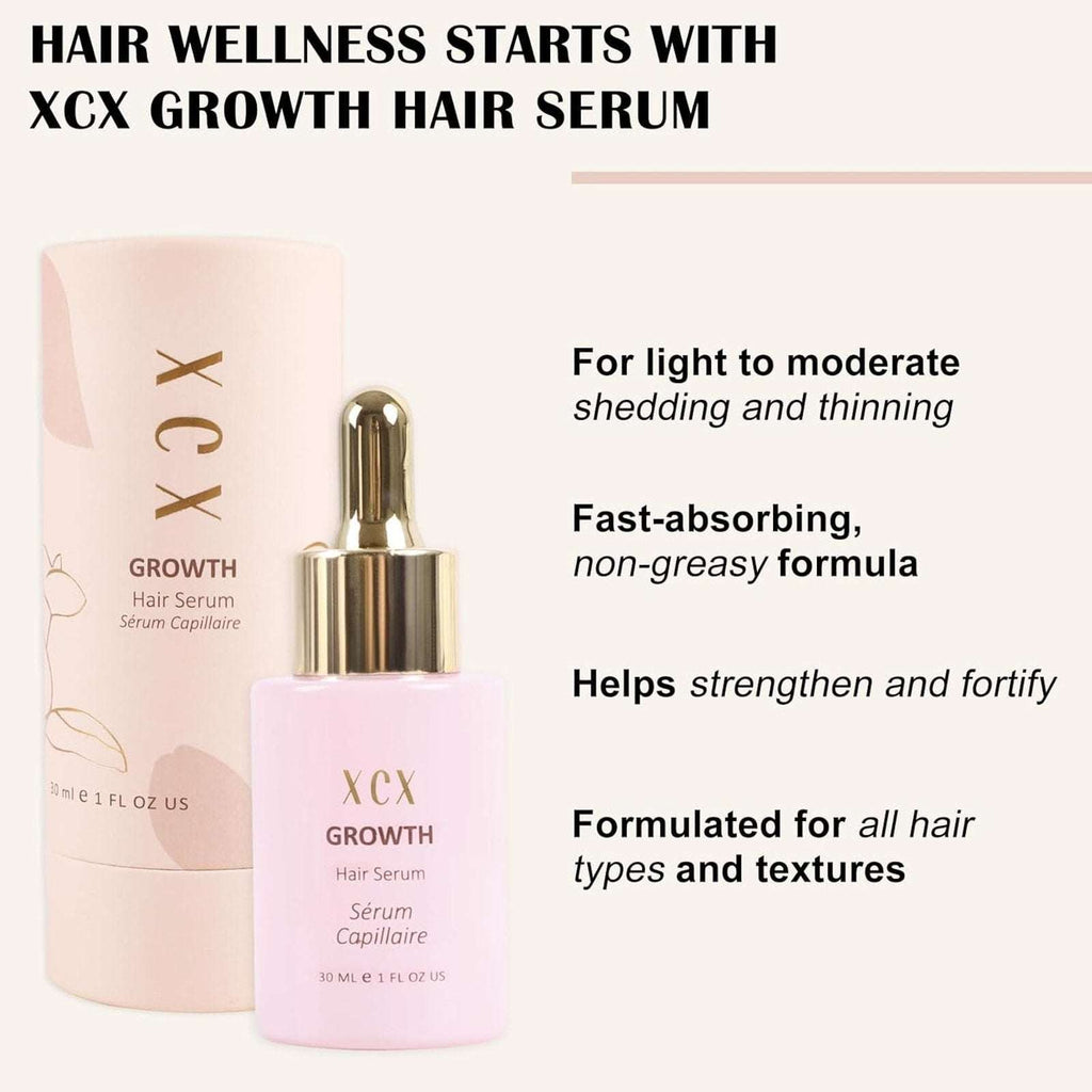 XCX Vegan Hair Growth Serum - Natural Hair Regrowth and Hair Loss Treatment