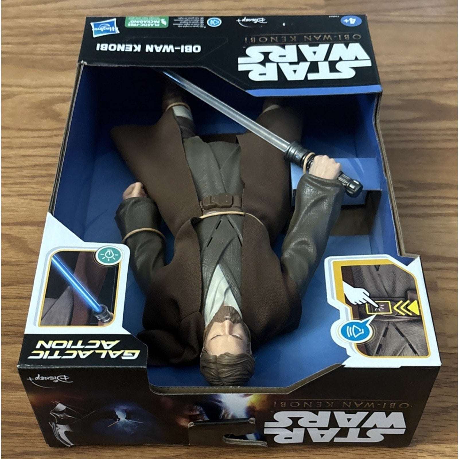 Star Wars Galactic Action Obi-Wan Kenobi 12" Interactive Figure – Lights & Sound
