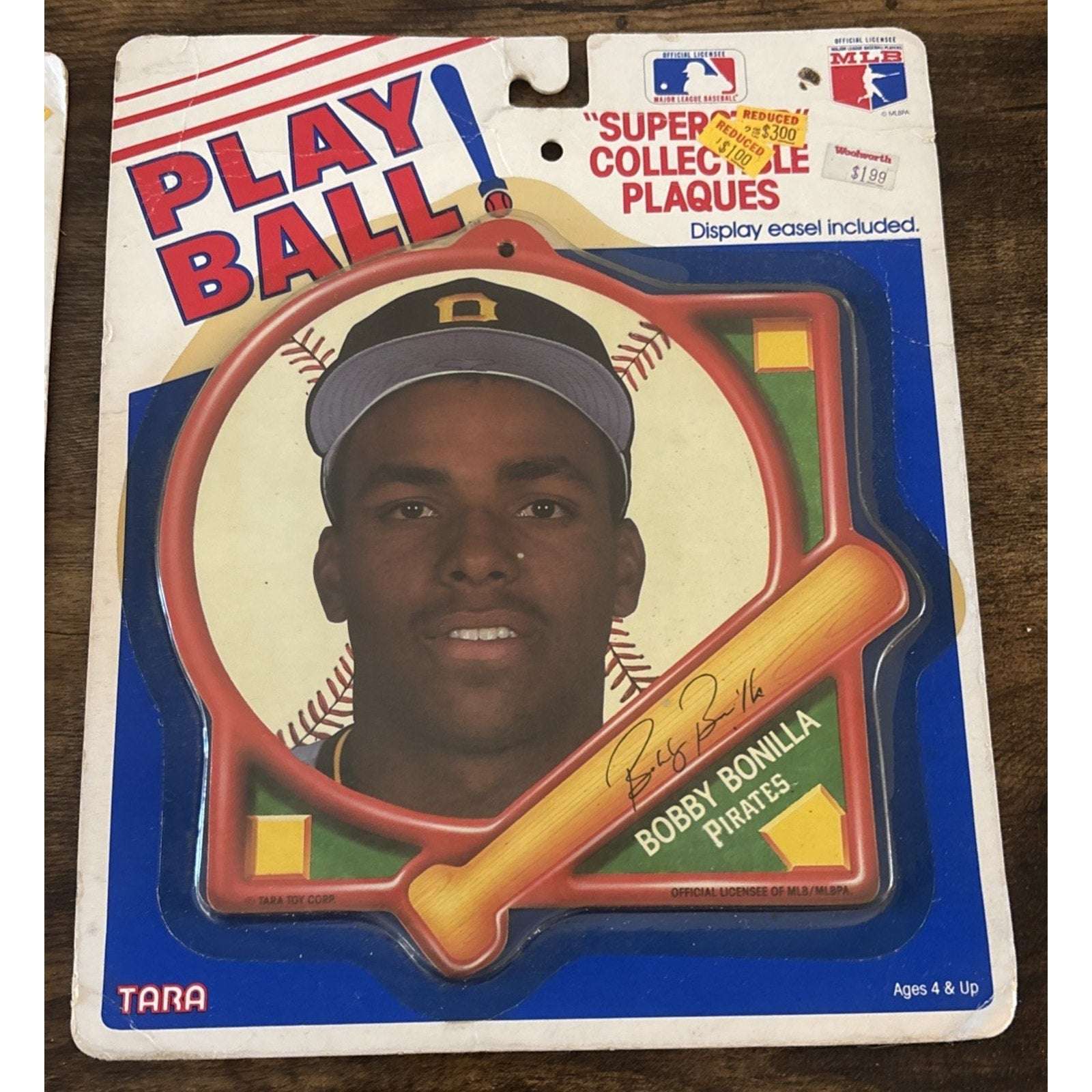 MLB Play Ball! Roger CLEMENS Bobby Bonilla Eric Davis Superstar Collector Plaque