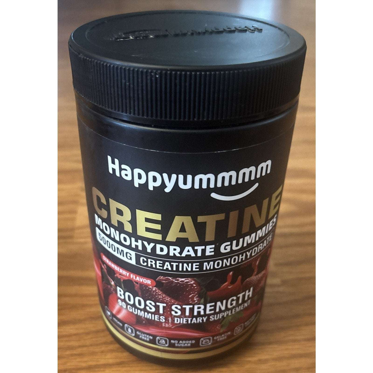 2x Happyummmm Creatine Monohydrate Gummies 5g & 5000MG Variety Pack Exp 6/27