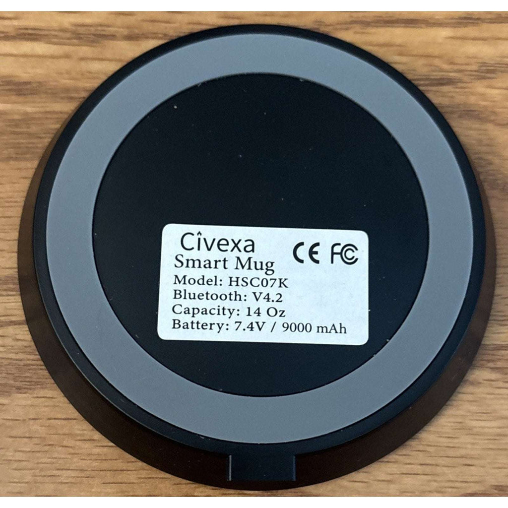 Civexa Heated Smart Mug Coffee Cup Rechargeable Touch & APP Control Auto Shutoff