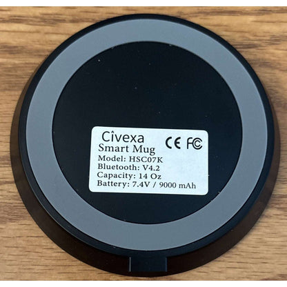 Civexa Heated Smart Mug Coffee Cup Rechargeable Touch & APP Control Auto Shutoff