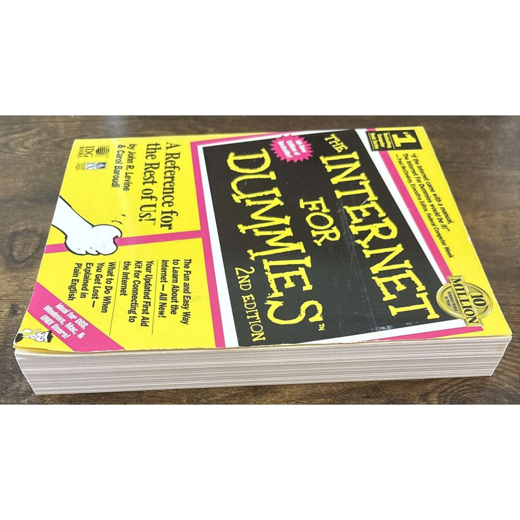 Internet for Dummies 2nd Edition Carol Baroudi and John R. Levine 1994 - Vintage