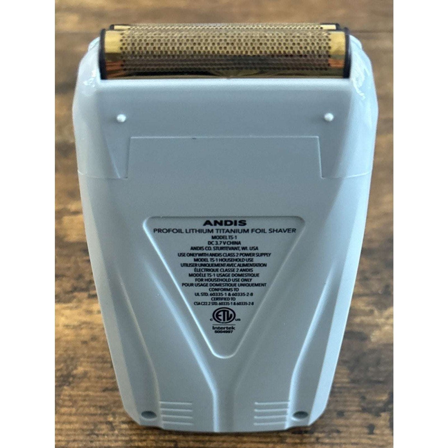 ANDIS TS-1 PROFOIL LITHIUM TITANIUM FOIL SHAVER CORDLESS w/ Charging Cord 17235
