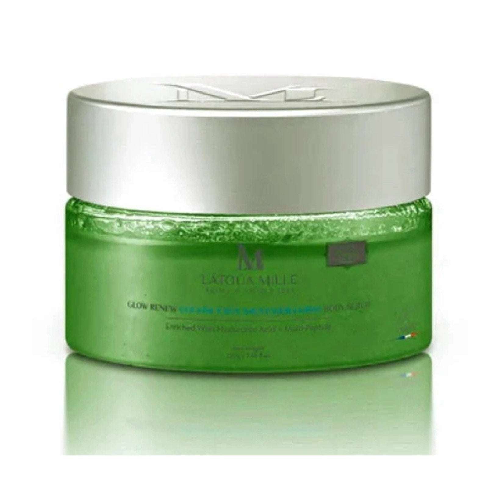 Latoua Mille Glow Renew Coconut Sea Salt Body Scrub Hyaluronic + Multi Peptide