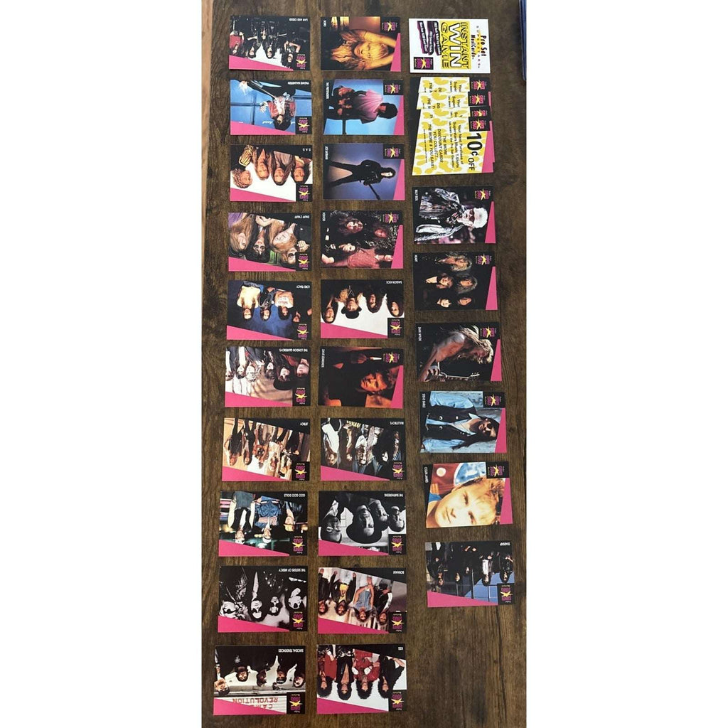 1991 Pro Set Super Stars Music Cards Lot of 26 KISS Starship Billy Idol Heart +