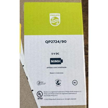 Philips Norelco OneBlade 360 Face Hybrid Electric Trimmer Shaver QP2724/90