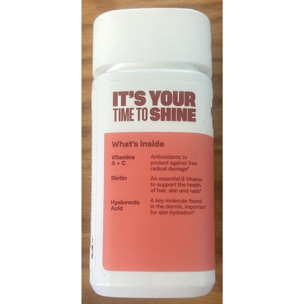 Habit H' Hair Skin Nails Biotin Aloe Vit A + C Capsules 60ct Non-GMO Exp 02/28