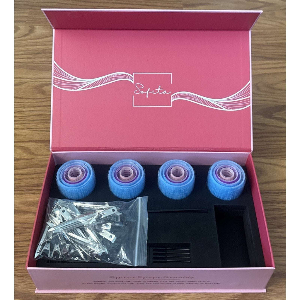 Sofita Heatless Self Grip Hair Curler Set - 38 Pieces - Curls, Body and Volume