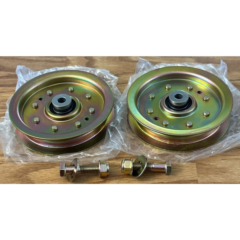 2 Pack Idler Pulley 4.25 Inch Heavy Duty For Cub Cadet 50" RZT50 Mower 75604129B