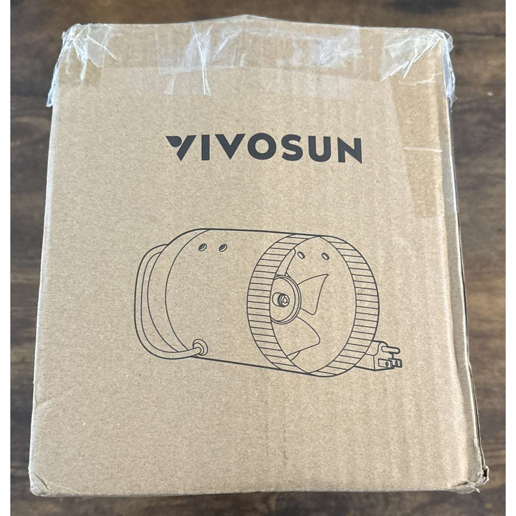 VIVOSUN 6in Electric Inline Duct Fan 240CFM, HVAC Exhaust Intake Fan Low Noise