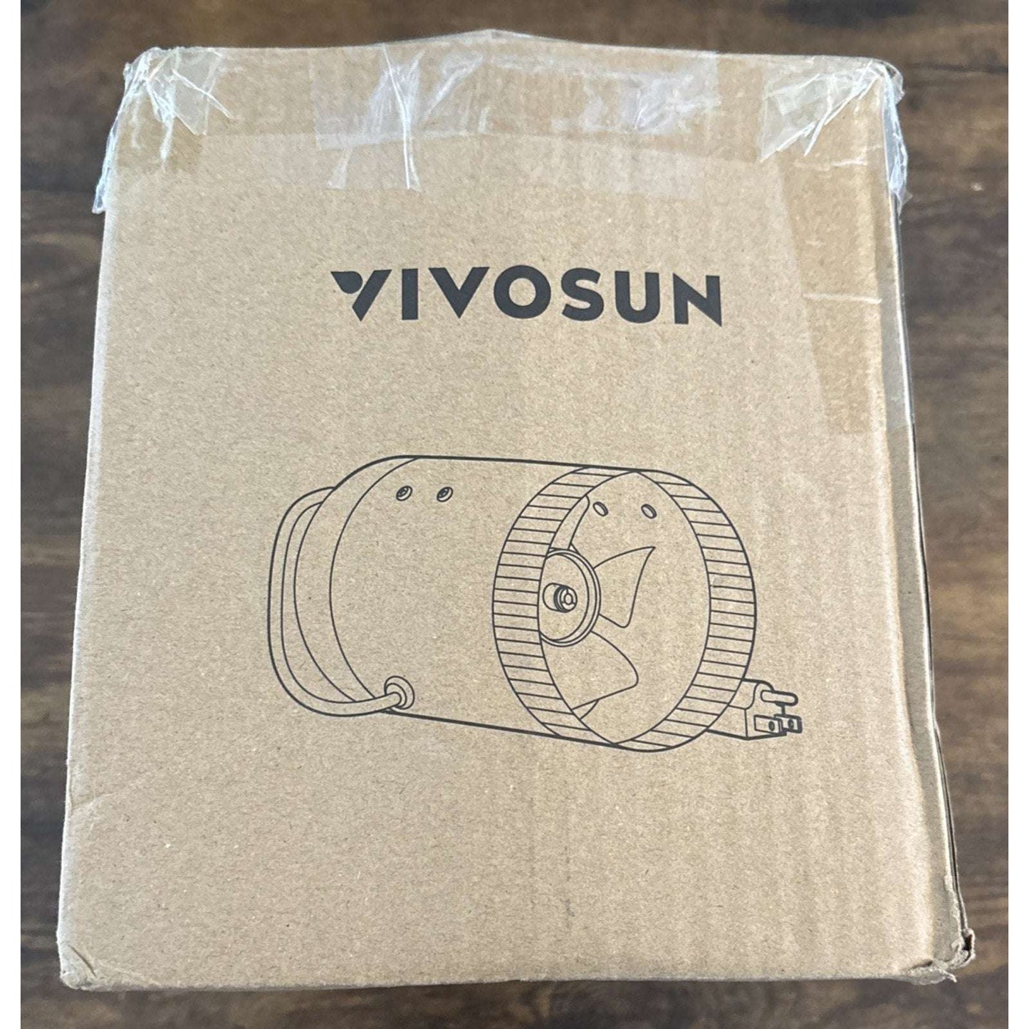 VIVOSUN 6in Electric Inline Duct Fan 240CFM, HVAC Exhaust Intake Fan Low Noise