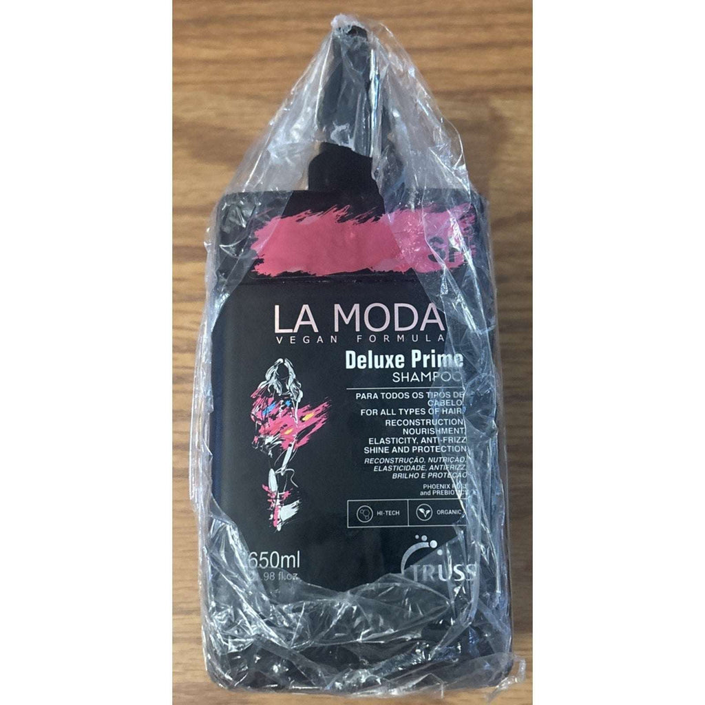 TRUSS Deluxe Prime Shampoo LA MODA Vegan 650ml / 21.98 Fl Oz Anti-Frizz & Shine