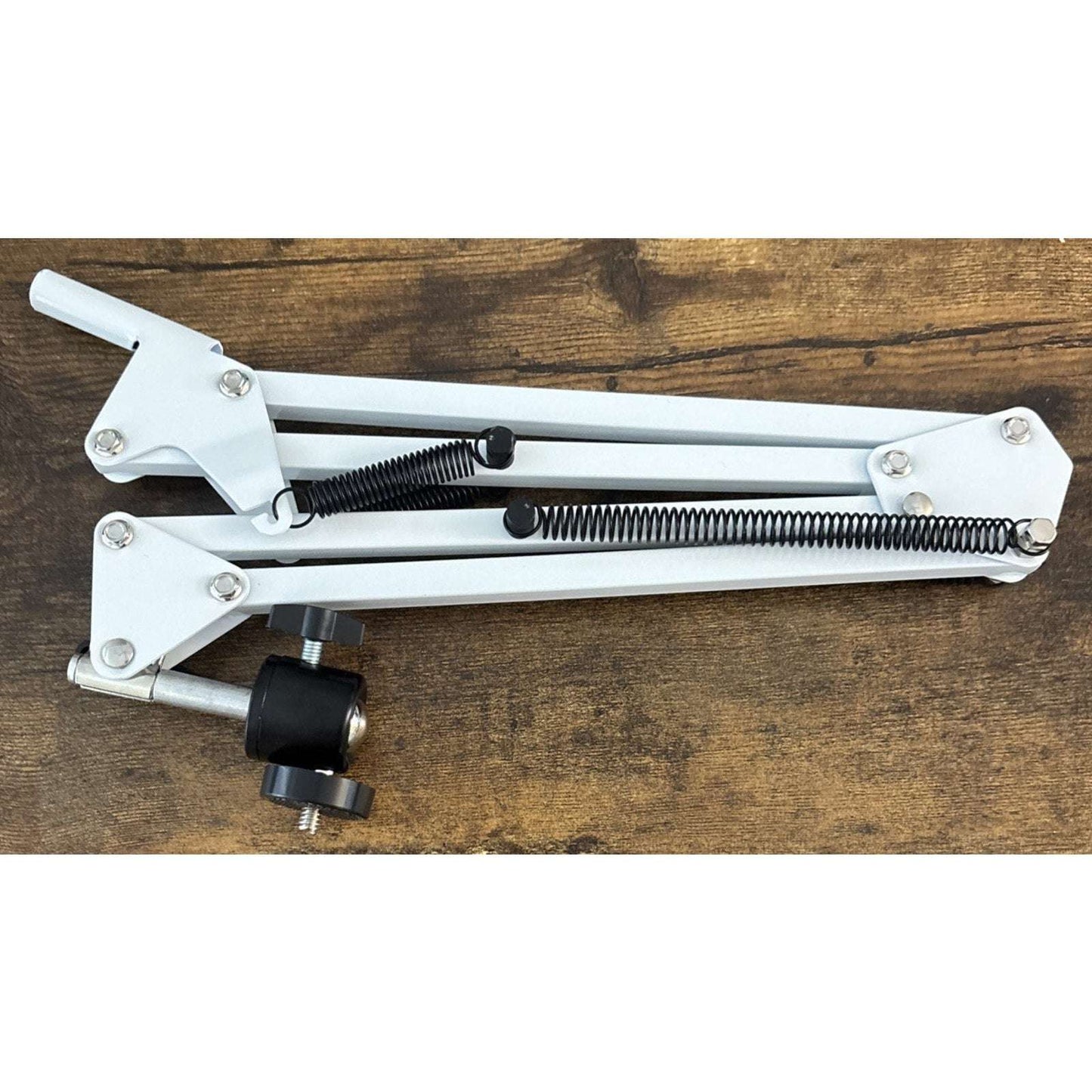 Embroidery Hoops Floor Stand Holder, 360° Rotate Hands Free + Phone Holder White