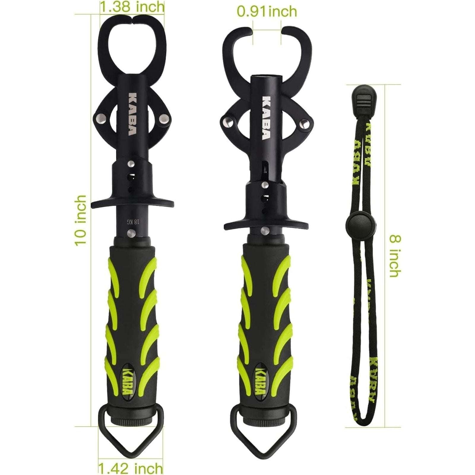 Fish Lip Gripper with 40lb Scale Professional Fishing Tool Lip Grabber Holder