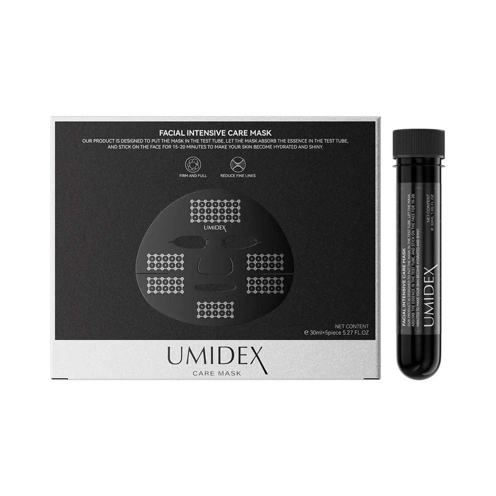 UMIDEX Intensive Care Facial Mask Hydrolyzed Collagen + Hyaluronic Acid 5PCx30ml