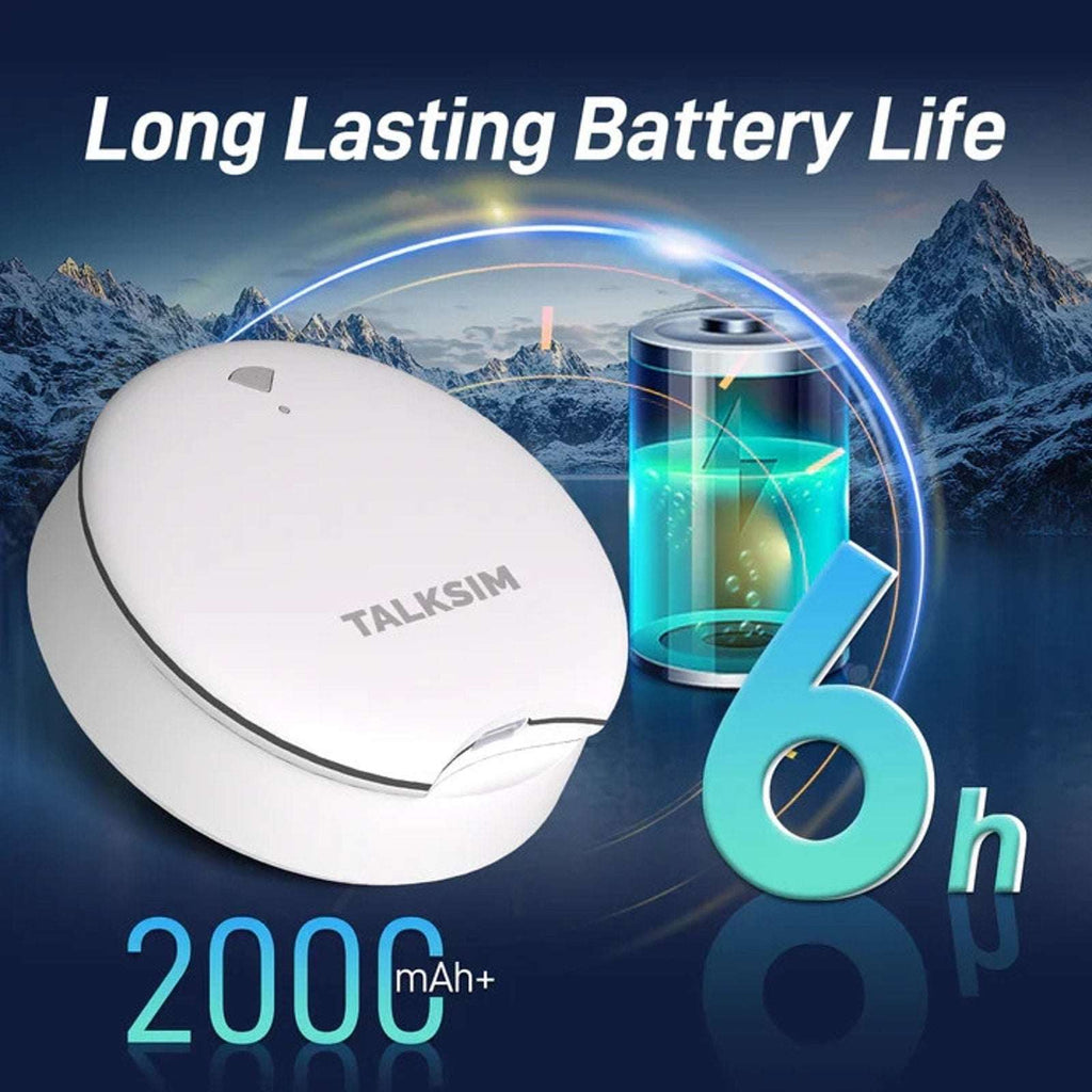 TALKSIM UFO Mobile Hotspot 1GB/Month WiFi 6 4G LTE Portable Up to 10 Devices
