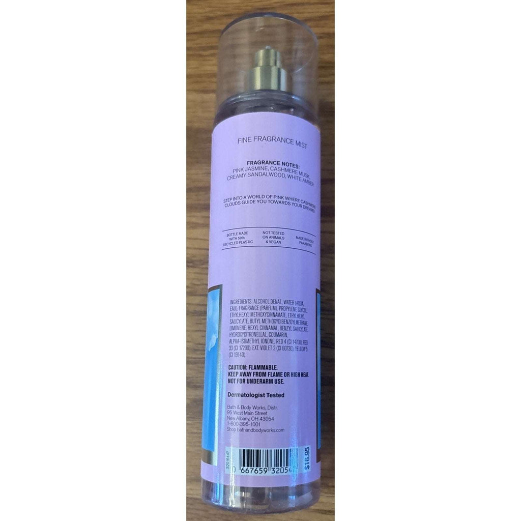 5PC Bath & Body Works Pink Cashmere Body Wash, Cream & Mist + Cookie Lip Scrub+