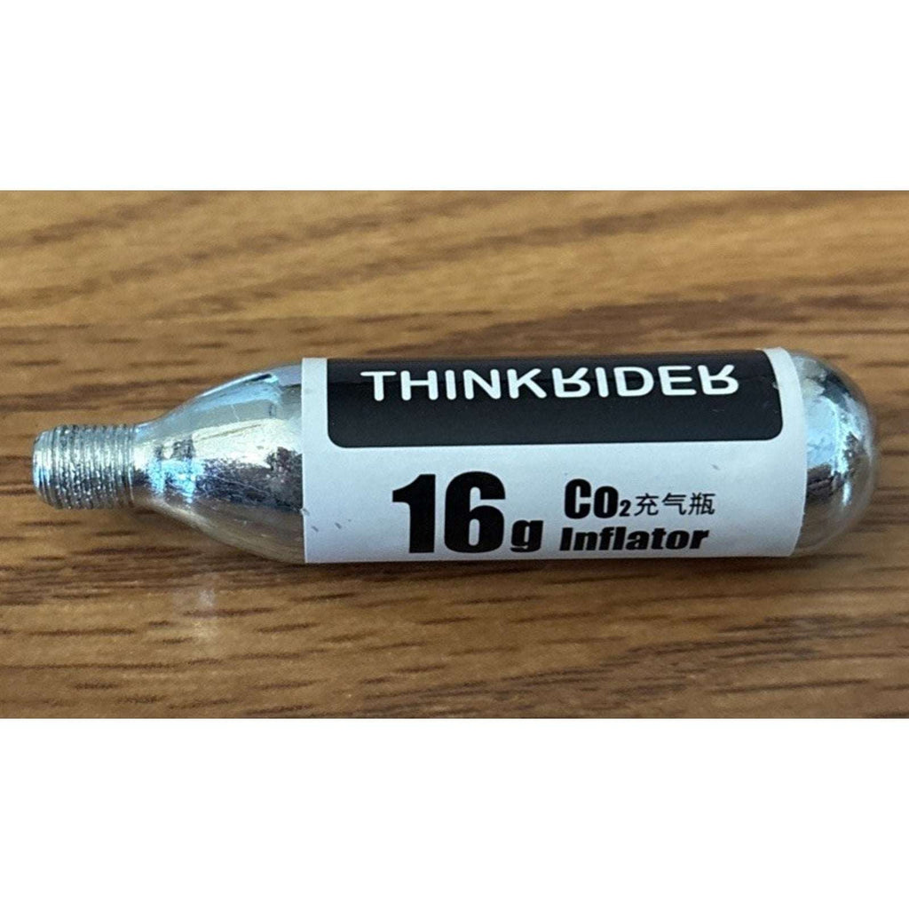 ThinkRider CO2 Bike Tire Inflator Schrader/Presta + 10PC 16g Threaded Cartridges