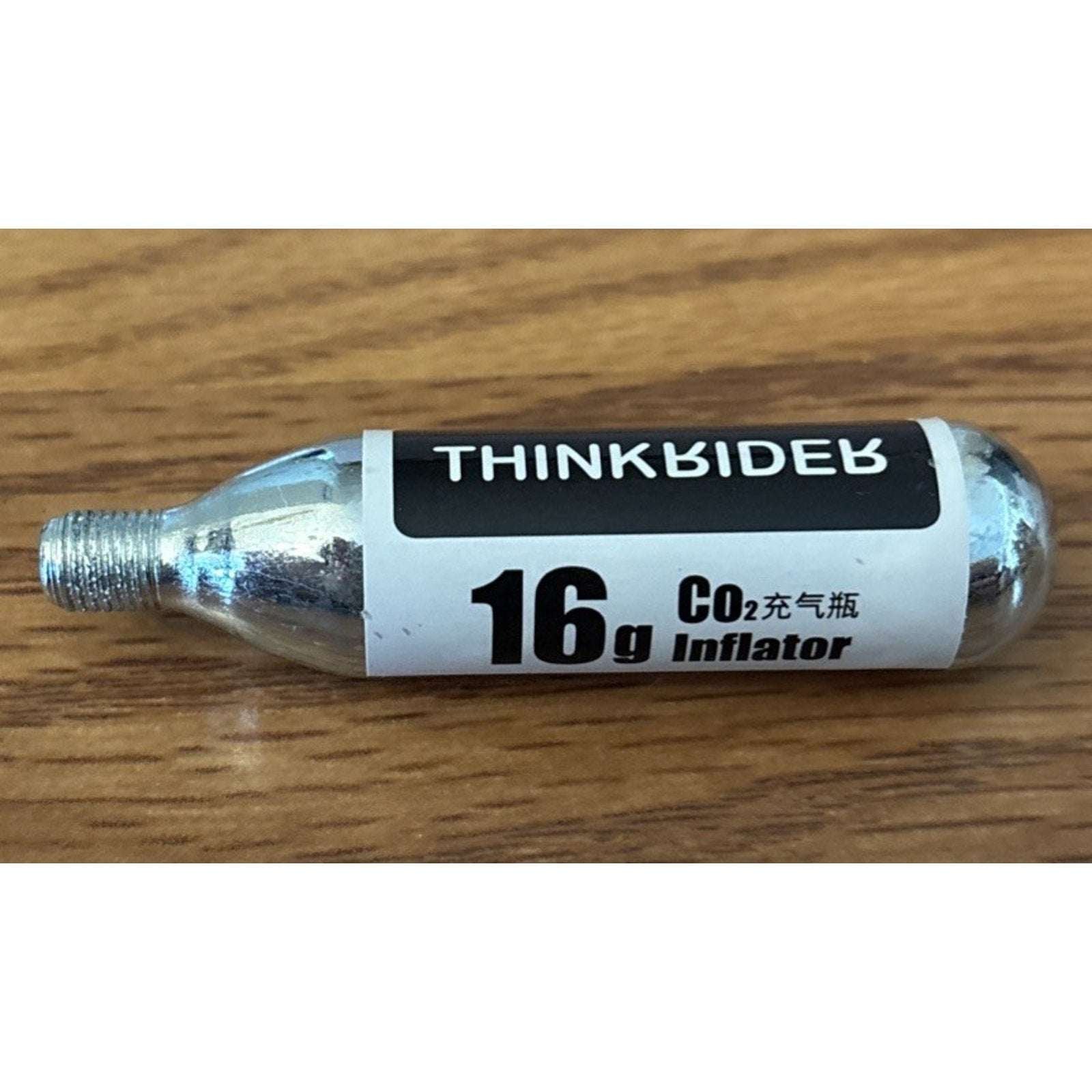ThinkRider CO2 Bike Tire Inflator Schrader/Presta + 10PC 16g Threaded Cartridges