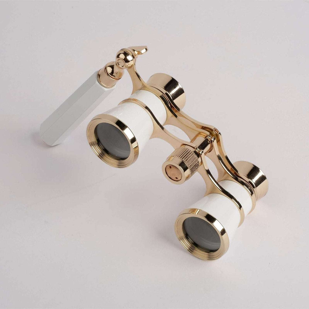 Retro 3X25 Opera Glasses Compact Metal Theater Binoculars with Adjustable Handle
