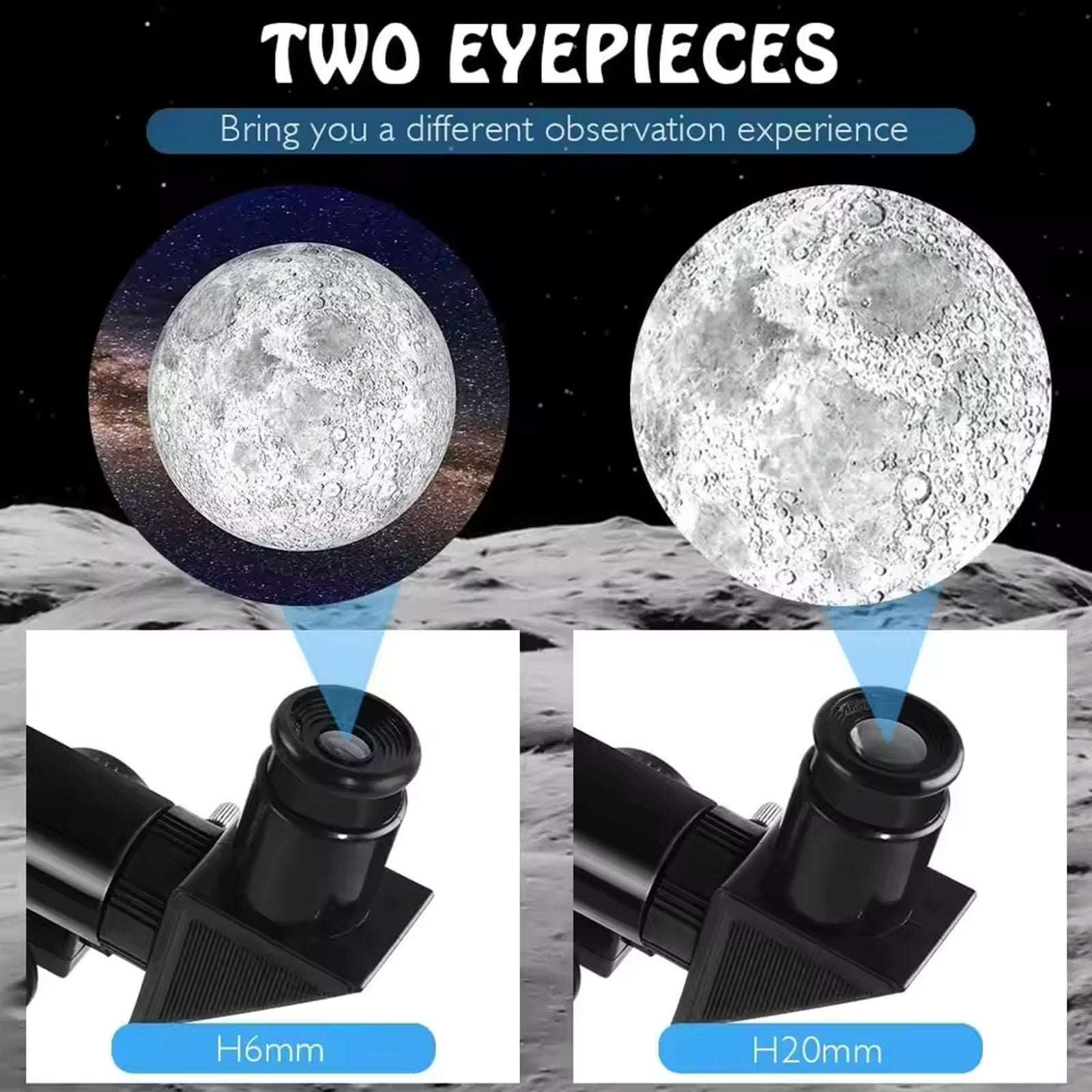 90X F36050 Astronomical Telescope w Portable Tripod, Lens, Filters & Eyepiece