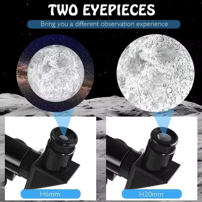 90X F36050 Astronomical Telescope w Portable Tripod, Lens, Filters & Eyepiece