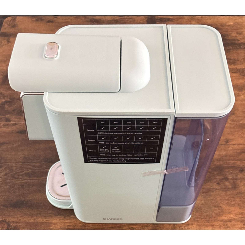 SHARDOR Single Serve Coffee Maker, Hot & Iced Coffee Machine K Cup, Pod & Ground
