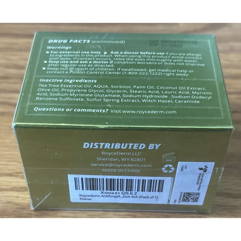 Roycederm Antifungal Antibacterial Treatment Tea Tree Soap 2 x 4.1 oz Soap Bars