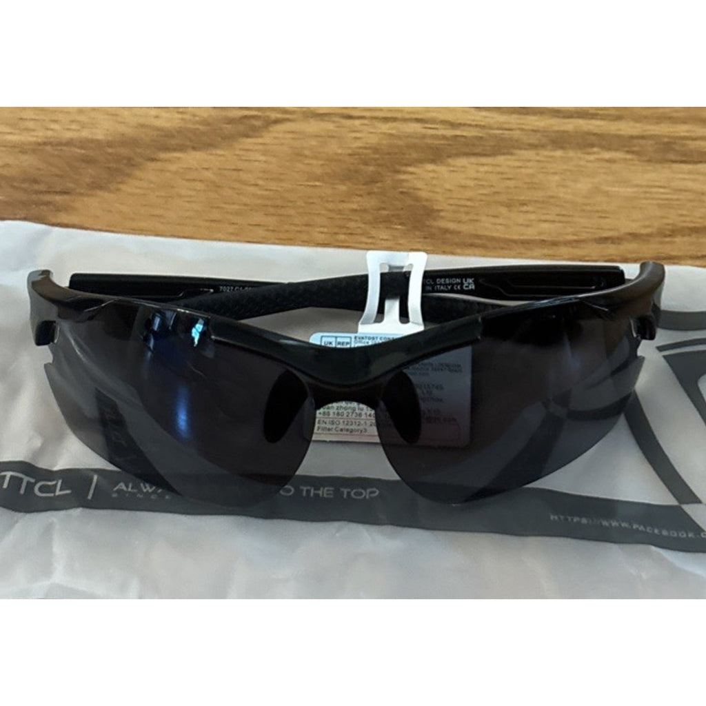 Mens Polarized Shockproof TR90 Wrap Sport Sunglasses UV400 TAC Lens Fishing Golf