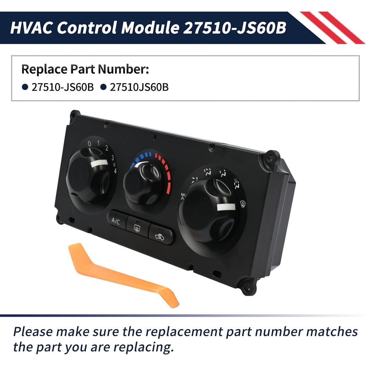 27510JS60B A/C Control Switch Heater Panel For Nissan Frontier Navara D40 07-12