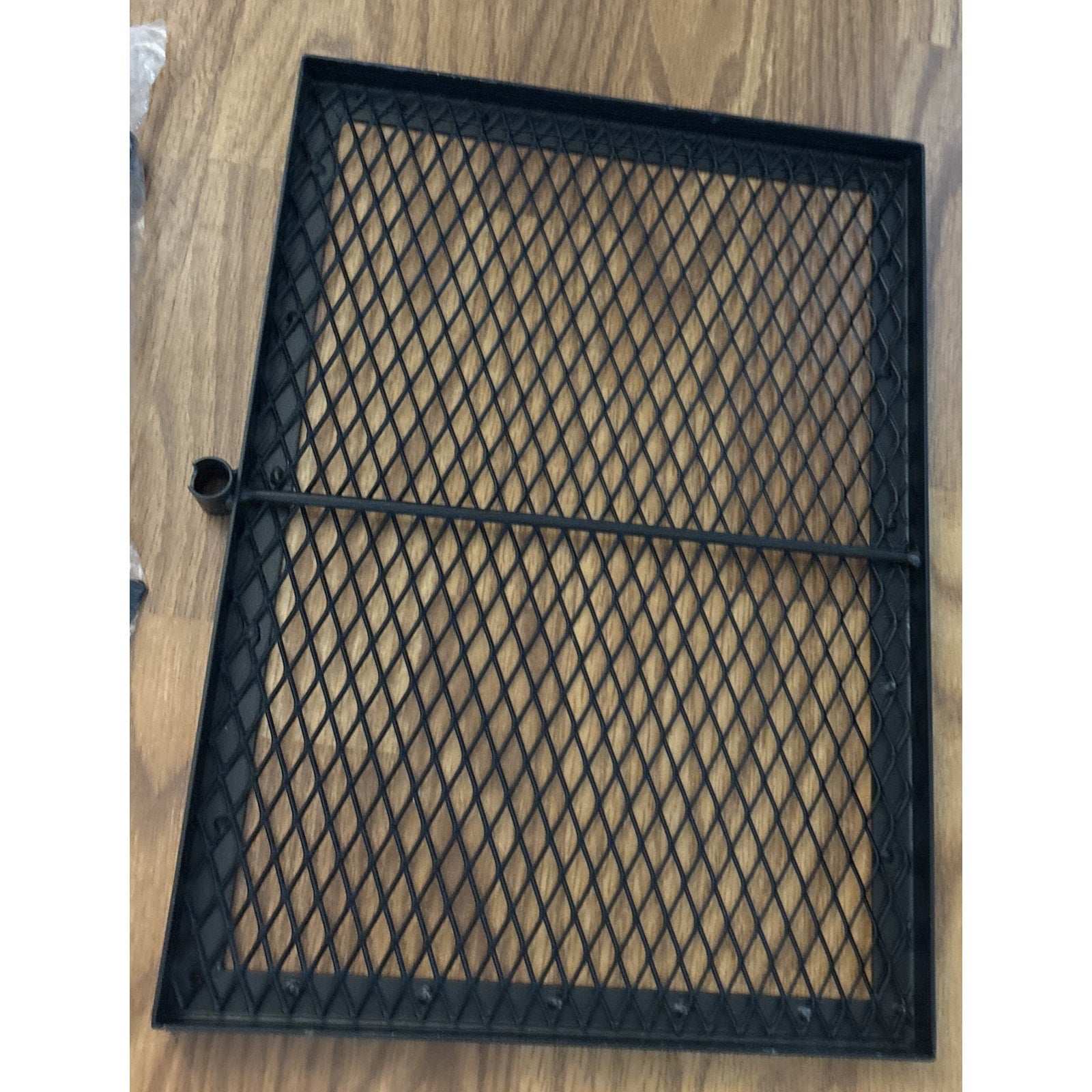 Swivel Campfire Grill Grate, Adjustable Heavy Duty Steel Open Fire 12.6"x16.7"
