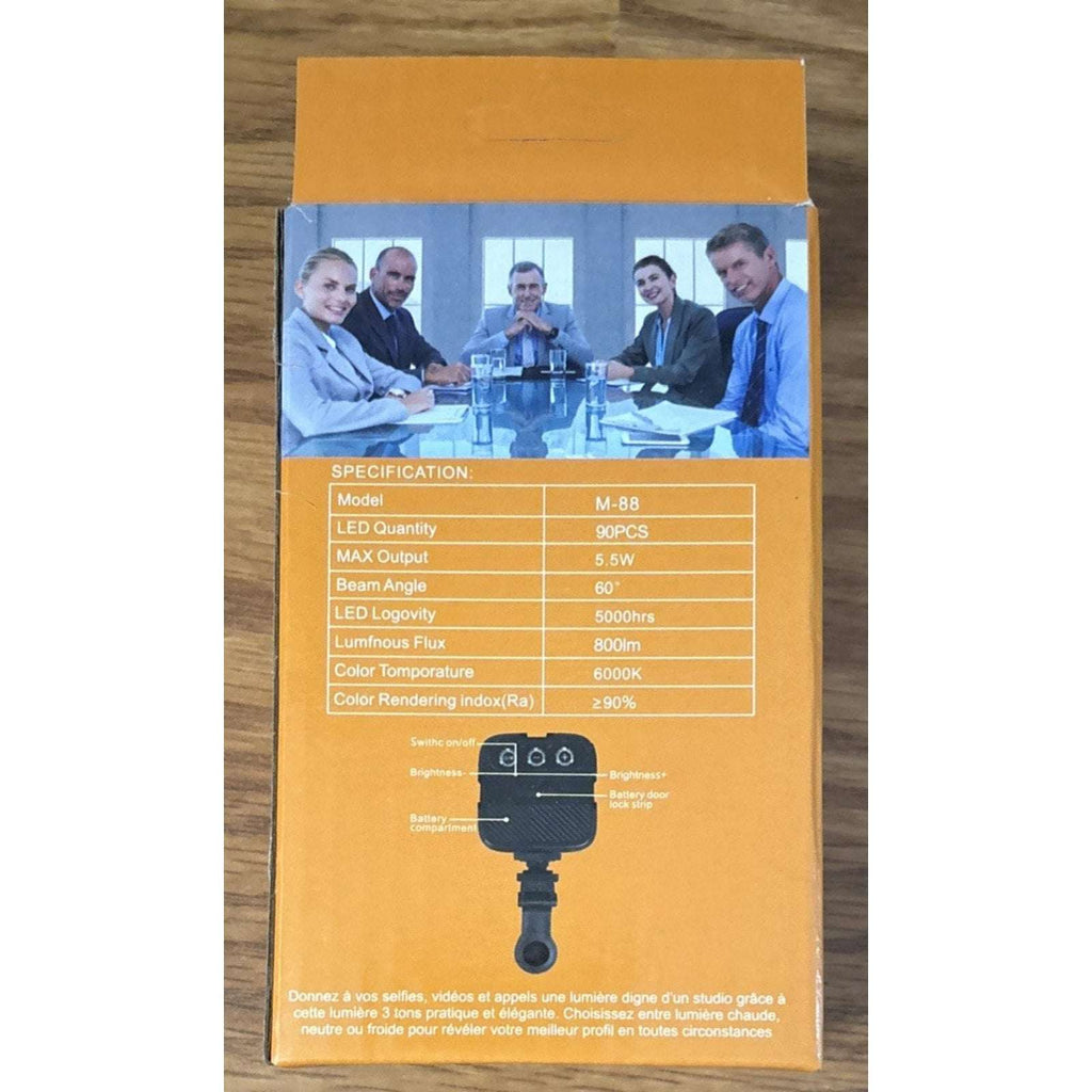 Rechargeable LED Photography Video Fill Light - Camera Phone + YouTube, TikTok +
