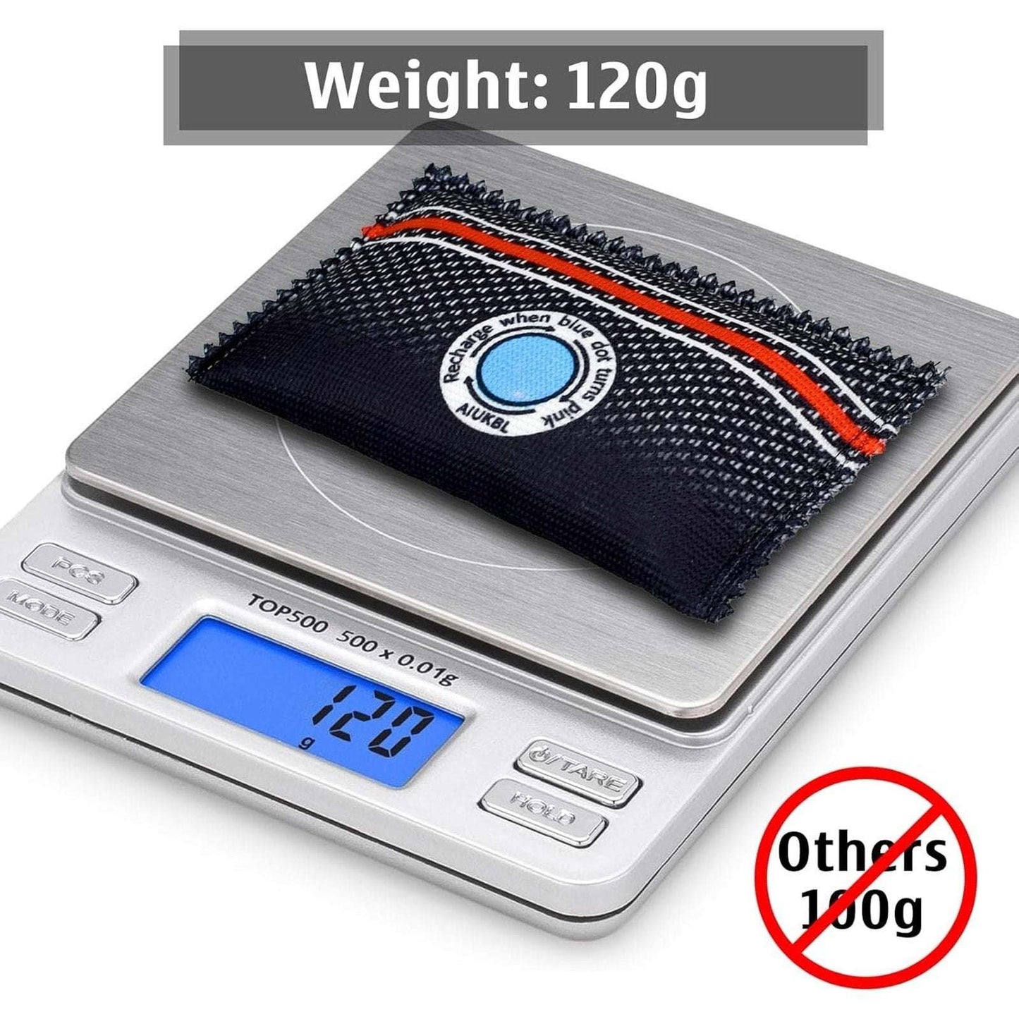 120g Rechargeable Desiccant Moisture Absorbing Bag for Home Closets Safe Car